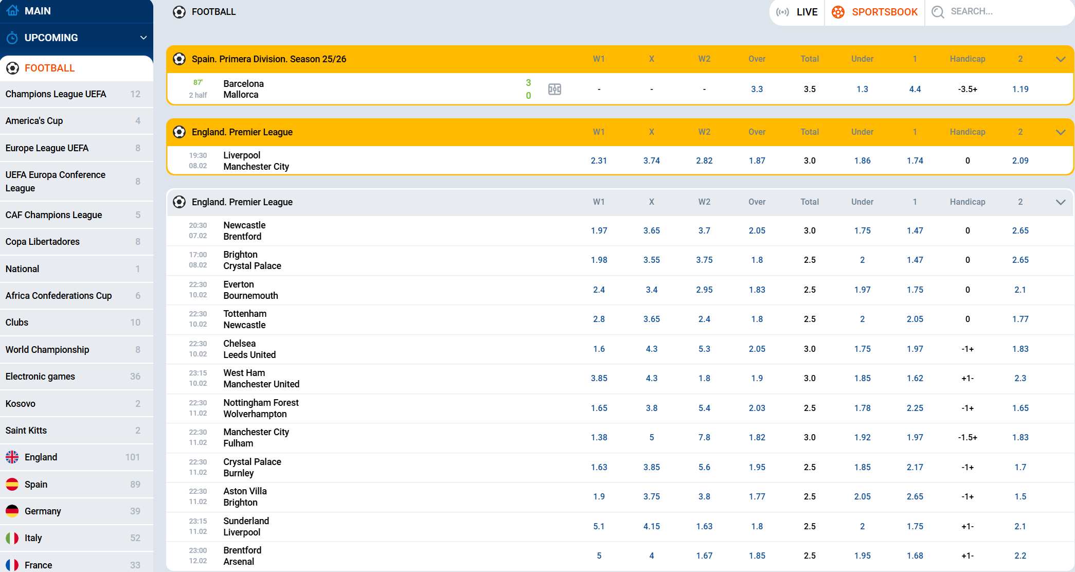 sport betting mostbet